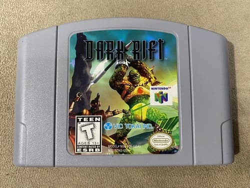 Dark Rift N64 Nintendo 64, 1996 Authentic Game Cartridge Only ~ Tested
