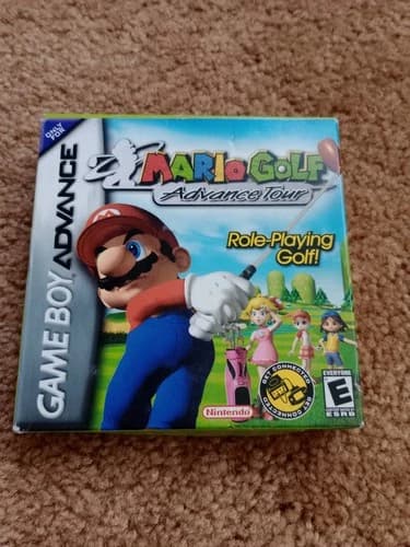 Mario Golf Advanced Tour Nintendo Game Boy Advanced CIB
