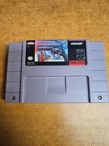 Lethal Enforcers (Super Nintendo Entertainment System, 1994)(TESTED)
