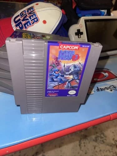 Mega Man 3 (Nintendo Entertainment System, 1990) Authentic Tested Free Ship