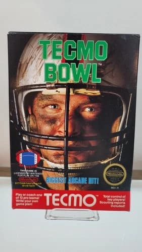 Tecmo Bowl Nintendo NES Complete with Box CIB