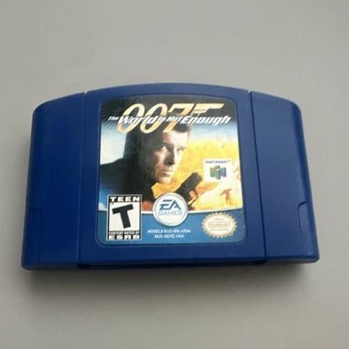007 The World Is Not Enough Nintendo 64 N64 Game Cartridge EA T NTSC-U/C