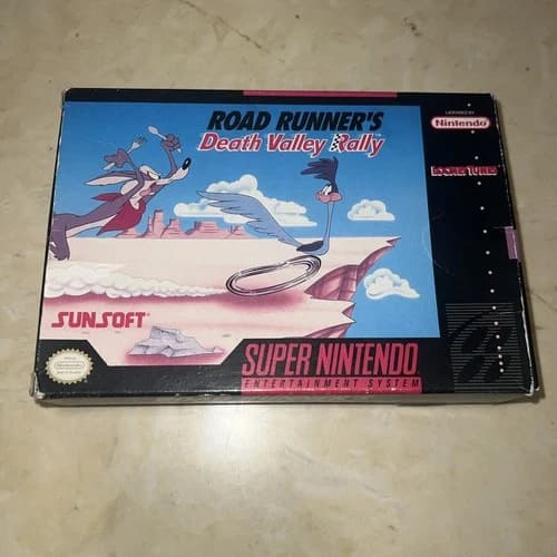 Road Runner's Death Valley Rally Super Nintendo Entertainment System SNES CIB 16