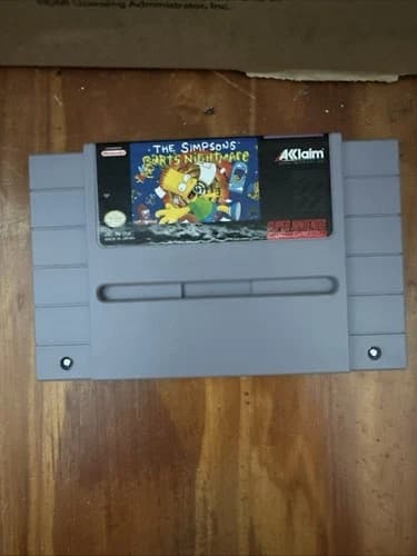 The Simpsons: Bart's Nightmare (Super Nintendo Entertainment System, 1992)