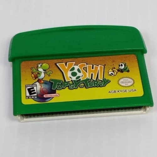 Yoshi Topsy-Turvy (Nintendo Game Boy Advance) Cart Authentic Tested Free Ship