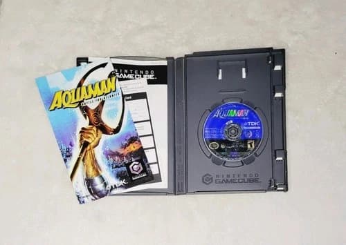 Aquaman: Battle for Atlantis (Nintendo GameCube) Complete - Authentic Tested