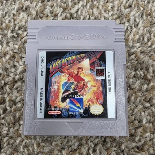 Last Action Hero (Nintendo Game Boy, 1993) Authentic Game Cartridge Only