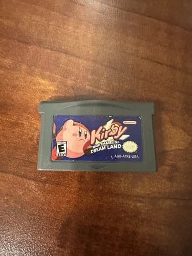 Kirby Nightmare in Dream Land GBA Video Game Gameboy Advance 2002