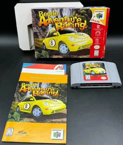 Beetle Adventure Racing Nintendo 64 N64 CIB Complete W/ Manual Authentic