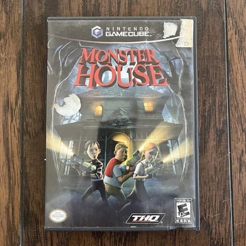 Monster House (Nintendo GameCube, 2006) Complete CIB, Manual