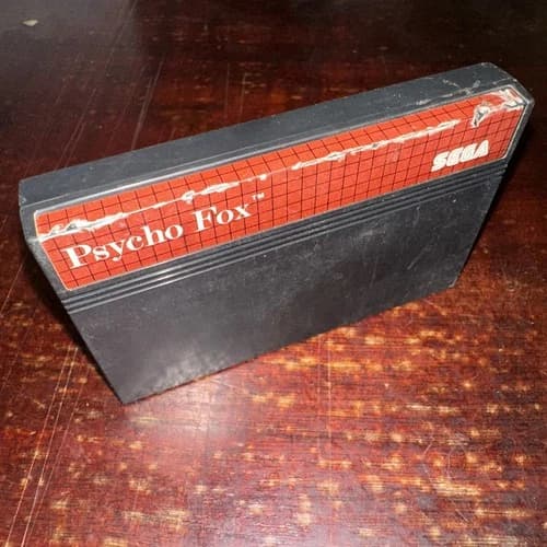 PSYCHO FOX Sega Master System *✅ Spelling* Authentic GAME CARTRIDGE ONLY