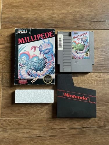 Millipede (Nintendo Entertainment System, 1988) NES CIB Complete In Box