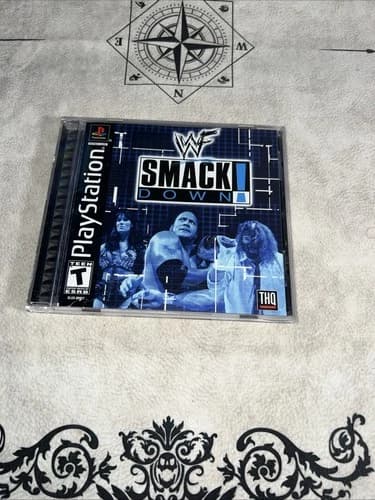 WWF SmackDown (Sony PlayStation 1, PS1, 2000) Complete, Tested