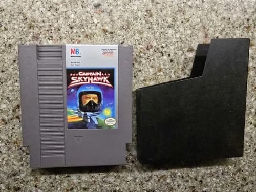 Nintendo NES Captain Skyhawk Game Cartridge Milton Bradley