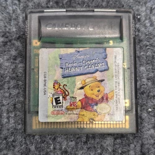 Disney Pooh and Tigger's Hunny Safari Nintendo Game Boy Color Authentic