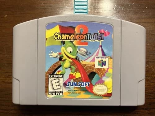 CHAMELEON TWIST 2 N64 Nintendo 64 US SELLER FREE SHIPPING
