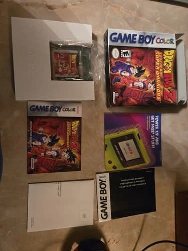 Dragon Ball Z: Legendary Super Warriors (Game Boy Color, 2002) COMPLETE CIB GBC