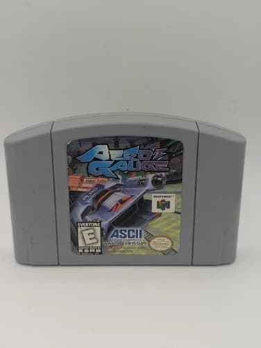 AeroGauge - Nintendo 64 N64, Authentic OEM Cartridge, Next Day Shipping