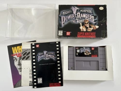 Mighty Morphin Power Rangers The Movie (super Nintendo, SNES) Complete TESTED