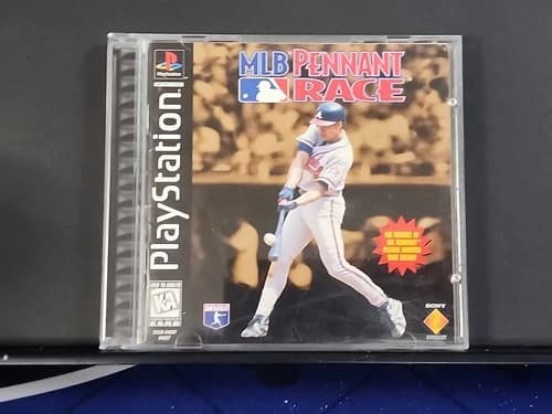 MLB Pennant Race (Used) Sony Playstation/PS1 - CIB Case/Disc Manual Fully Tested