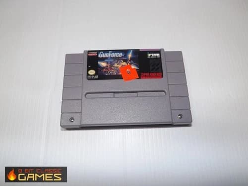 AUTHENTIC! Gunforce - GAME ONLY - SUPER NINTENDO SNES 25a