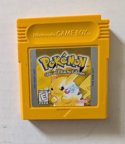 Pokemon Yellow Version (Nintendo Gameboy Color, 1998) GBC Authentic and Saves
