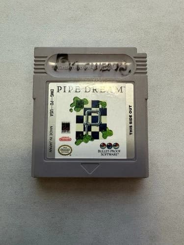 Pipe Dream (Nintendo Game Boy) Tested Working