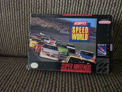 ESPN Speedworld (Super Nintendo Entertainment System, 1994) CIB