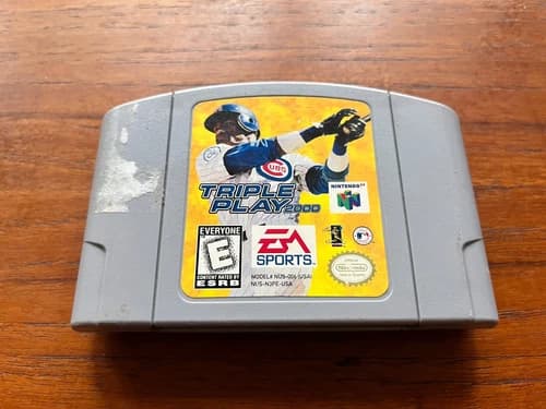 Triple Play 2000 (Nintendo 64, 1999) Authentic, Tested, Good Cond, Fast Ship!