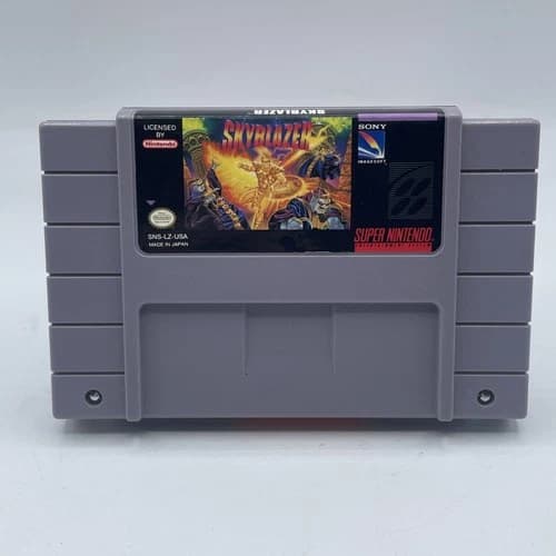 Skyblazer (Super Nintendo, 1994) SNES Cart 100% Authentic Free Shipping Tested