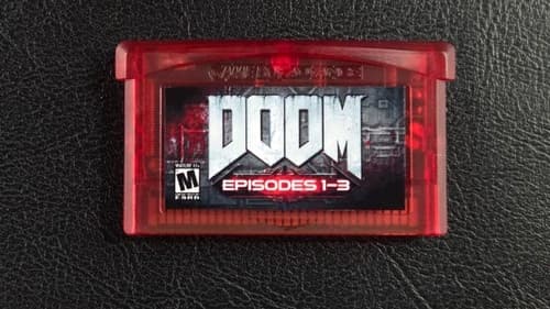 Doom PC Conversion on Nintendo GBA Gameboy Advance Video Game