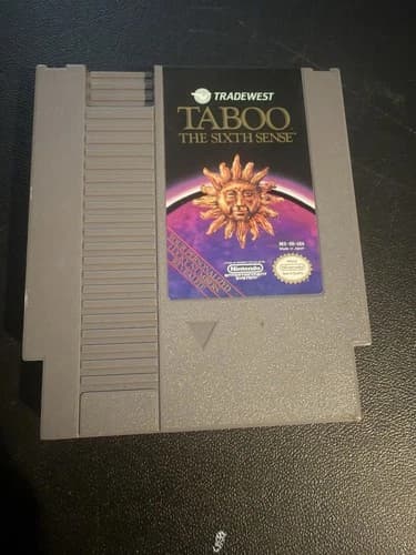 Taboo: The Sixth Sense Nintendo NES Game Only