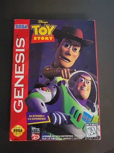 Disney's Toy Story (Sega Genesis, 1995) Complete With Manual