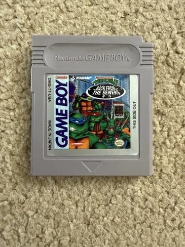 Teenage Mutant Ninja Turtles II: Back from the Sewers (Game Boy, 1991) “Tested”