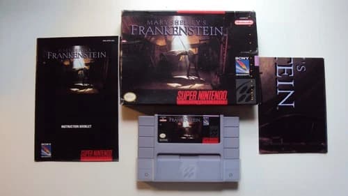 Mary Shelley's Frankenstein (Super Nintendo, SNES 1994) "TESTED" W/Extras