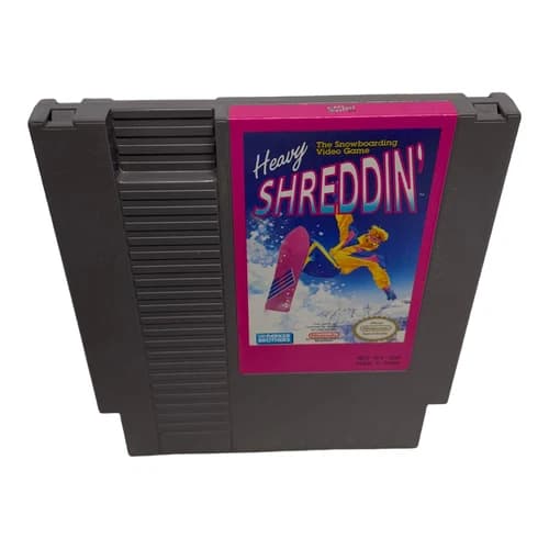 HEAVY SHREDDIN ORIGINAL CLASSIC NINTENDO GAME SYSTEM NES TESTED WORKS
