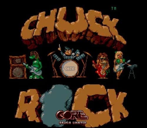 Chuck Rock - Fun SNES Super Nintendo Game