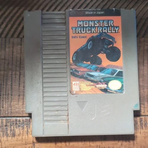 Monster Truck Rally Nintendo NES Racing INTV Corp Multiplayer Create Courses