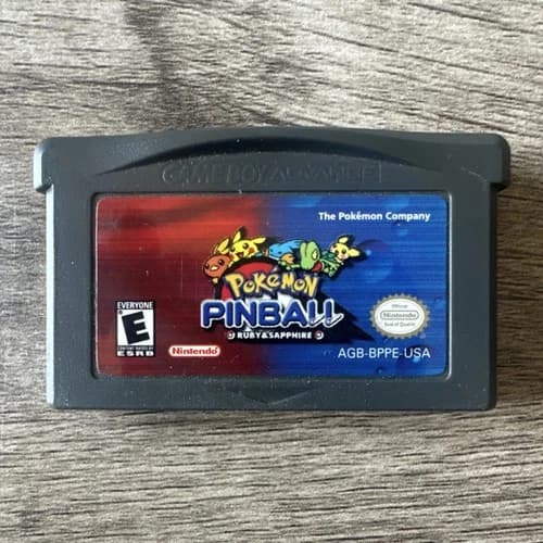 Pokémon Pinball: Ruby and Sapphire - Game Boy Advance - Cartridge TESTED