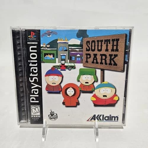 South Park (PlayStation 1, 1999) PS1 Complete CIB Black Label Tested