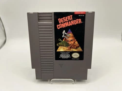 Desert Commander (Nintendo Entertainment System, 1989) Tested Works NES GAME