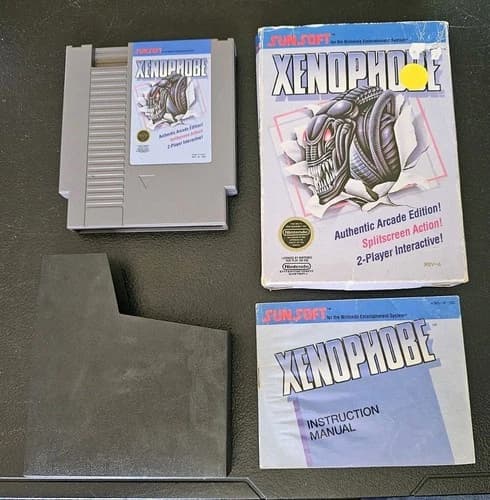 Xenophobe Nintendo Entertainment System 1988 NES CIB Tested Working