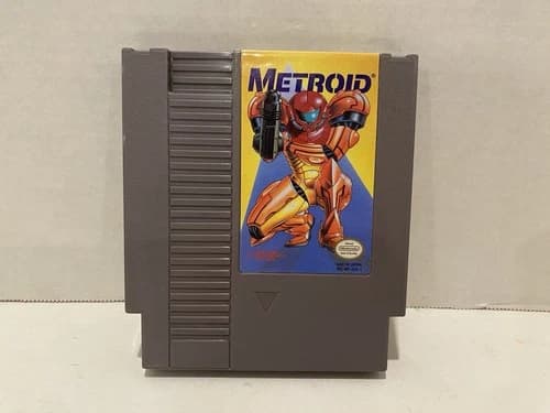 Metroid (Nintendo NES, 1987) Yellow Label Authentic Tested And Working