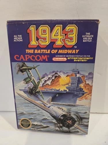 1943: The Battle of Midway (Nintendo NES, 1988) Complete CIB