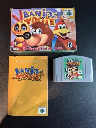 Banjo Tooie Nintendo 64 N64 Complete in Box (CIB) with Manual Inserts
