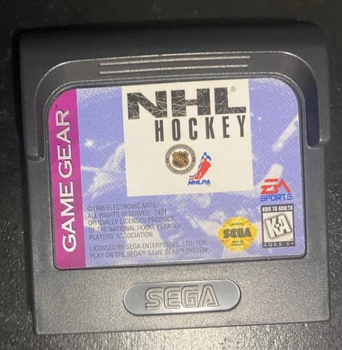 NHL Hockey - Sega Game Gear - EA Sports - Good Condition