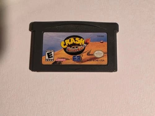 Crash Nitro Kart (Nintendo Game Boy Advance GBA, 2003) ☆ Authentic ☆
