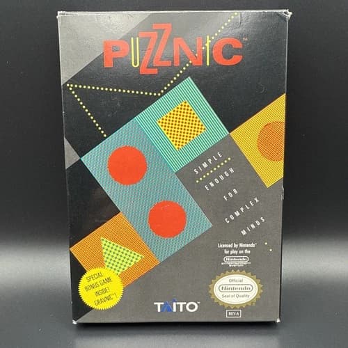 Puzznic Nintendo NES CIB