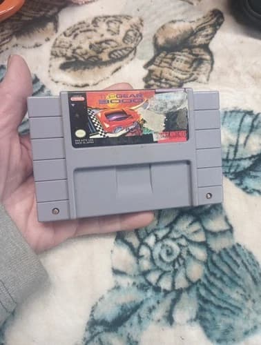 Top Gear 3000 for Super Nintendo, SNES (Rough Label)