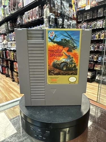 Silk Worm (Nintendo NES, Vintage Video game)